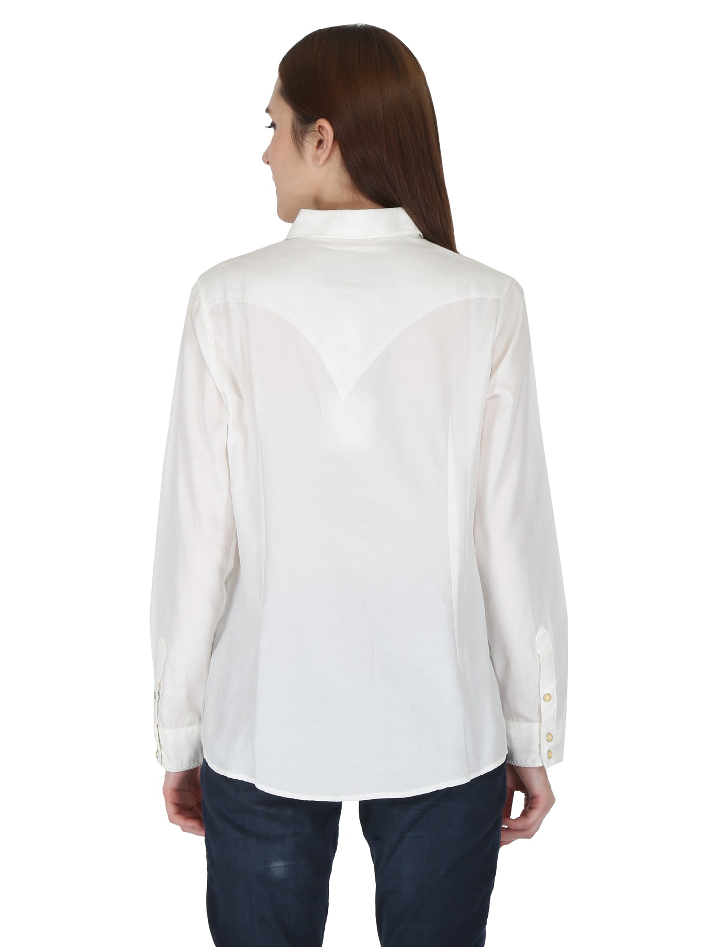 White With Whip Stitching Shirt